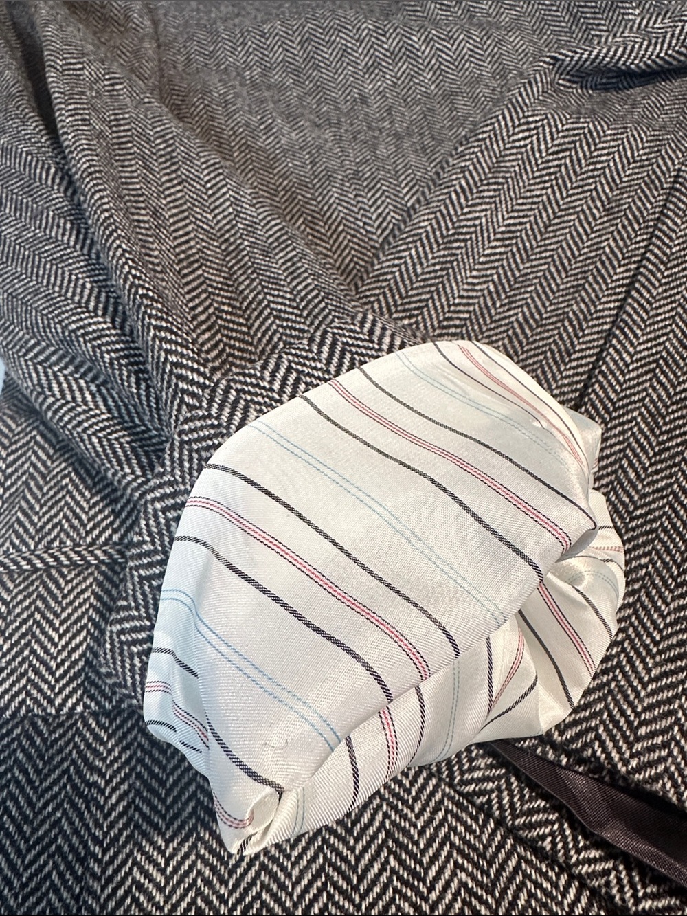 NWT Lauren Ralph Lauren Men's Gray Herringbone Sport Coat - Picture 11 of 11